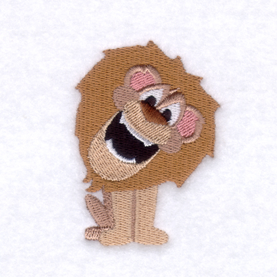 Larry Lion Machine Embroidery Design