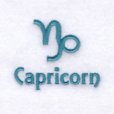Capricorn Machine Embroidery Design