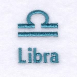 Picture of Libra Machine Embroidery Design
