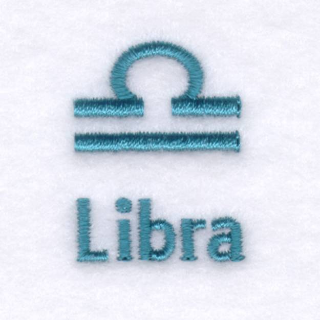 Picture of Libra Machine Embroidery Design
