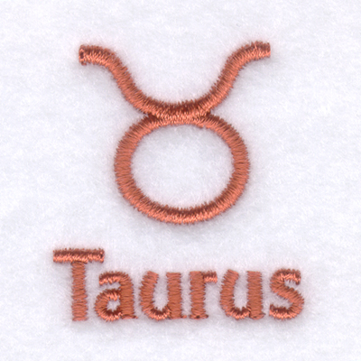 Taurus Machine Embroidery Design