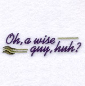 Picture of Wise Guy Machine Embroidery Design