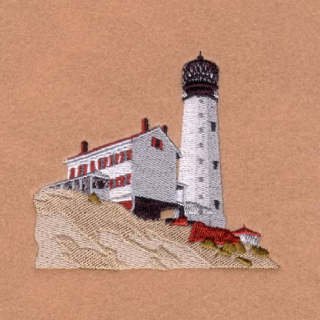 Picture of Cape Henlopen Lighthouse Machine Embroidery Design