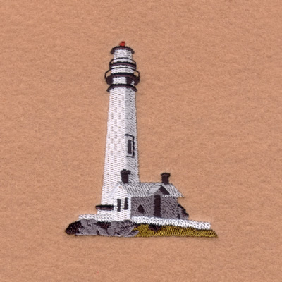 Pigeon Point Lighthouse Machine Embroidery Design