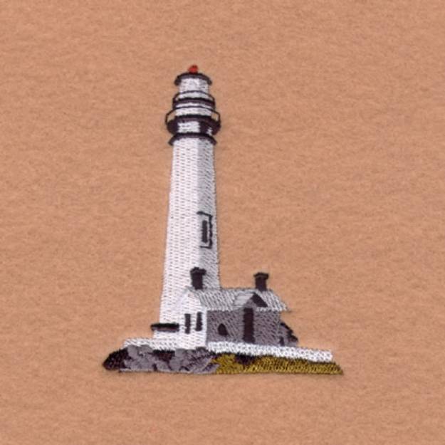 Picture of Pigeon Point Lighthouse Machine Embroidery Design