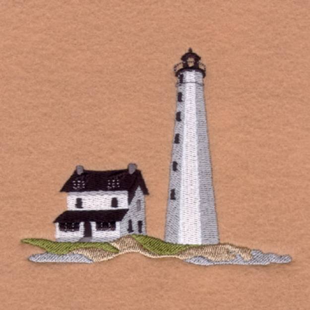Picture of New London Harbor Lighthouse, CT Machine Embroidery Design