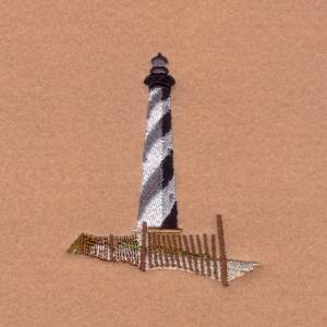 Picture of Cape Hatteras Lighthouse Machine Embroidery Design