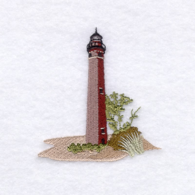 Little Sable Lighthouse Machine Embroidery Design