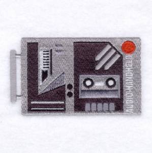 Picture of Audio Player Machine Embroidery Design
