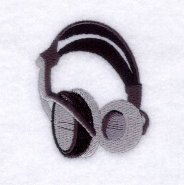 Picture of Headphones Machine Embroidery Design