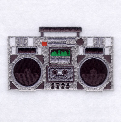 Radio Machine Embroidery Design