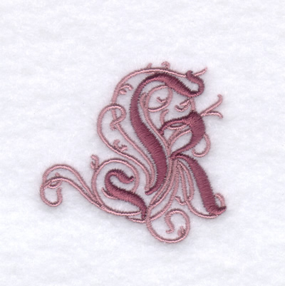 Elegant Font "K" Machine Embroidery Design