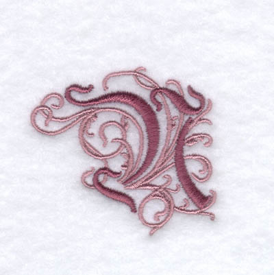 Elegant Font "N" Machine Embroidery Design