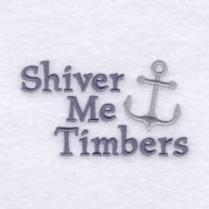 Picture of Shiver me Timbers Machine Embroidery Design