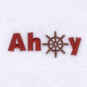 Picture of Ahoy Machine Embroidery Design