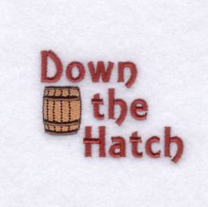 Picture of Down the Hatch Machine Embroidery Design