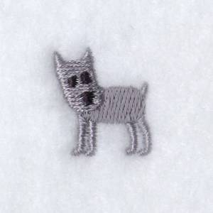 Picture of Good Dog Standing Machine Embroidery Design