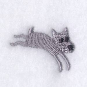 Picture of Good Dog Jumping Machine Embroidery Design