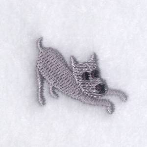 Picture of Good Dog Stretching Machine Embroidery Design