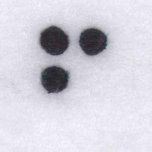 Picture of Braille F, 6 or From Machine Embroidery Design