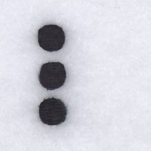 Picture of Braille L or Like Machine Embroidery Design