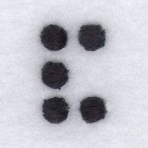 Picture of Braille And Machine Embroidery Design