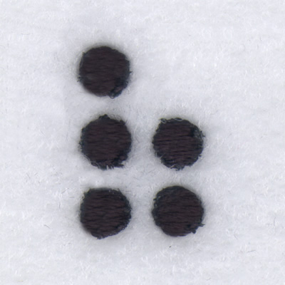 Braille Of Machine Embroidery Design