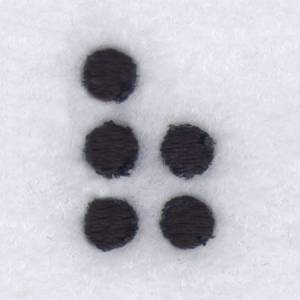 Picture of Braille Of Machine Embroidery Design