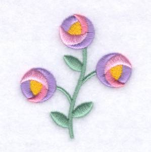 Picture of Ball Flower Machine Embroidery Design