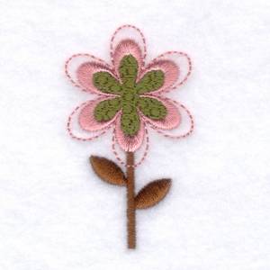 Picture of Burst Flower Machine Embroidery Design