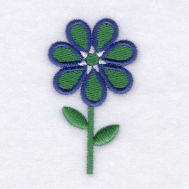 Picture of Rubber Flower Machine Embroidery Design