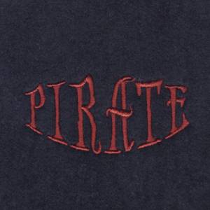 Picture of Pirate Text Machine Embroidery Design