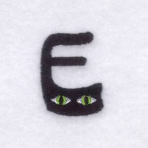 Picture of Creepy Eye Font "E" Small Machine Embroidery Design