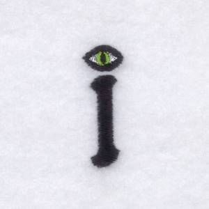 Picture of Creepy Eye Font "I" Small Machine Embroidery Design