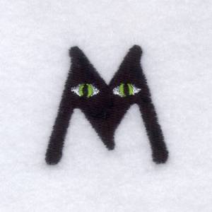 Picture of Creepy Eye Font "M" Small Machine Embroidery Design