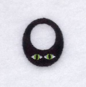 Picture of Creepy Eye Font "O" Small Machine Embroidery Design