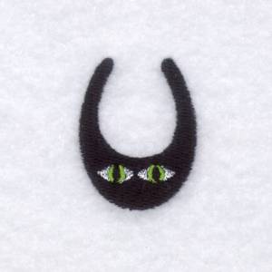 Picture of Creepy Eye Font "U" Small Machine Embroidery Design