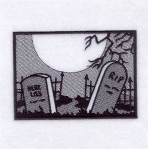 Picture of Graveyard Toile Machine Embroidery Design