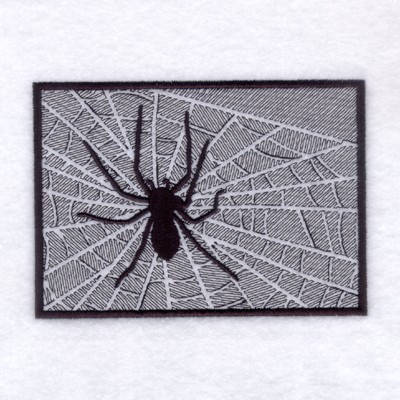 Halloween Spider Toile Machine Embroidery Design