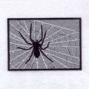 Picture of Halloween Spider Toile Machine Embroidery Design