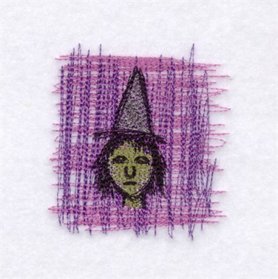 Sketched Witch Machine Embroidery Design