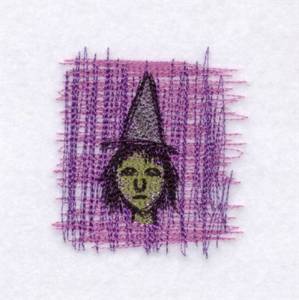 Picture of Sketched Witch Machine Embroidery Design