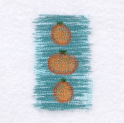 Sketched Pumpkins Machine Embroidery Design