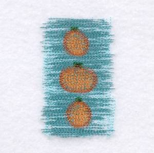Picture of Sketched Pumpkins Machine Embroidery Design