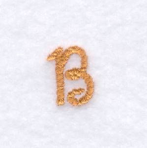 Picture of Rope Font "B" Uppercase Machine Embroidery Design