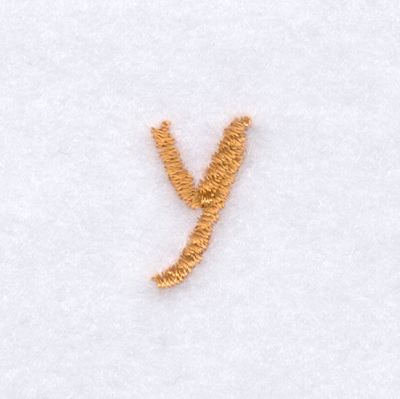 Rope Font "Y" Uppercase Machine Embroidery Design