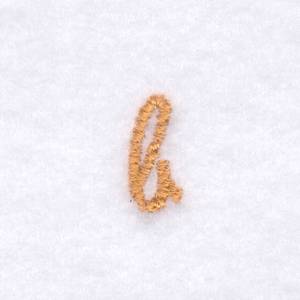 Picture of Rope Font "b" Lowercase Machine Embroidery Design
