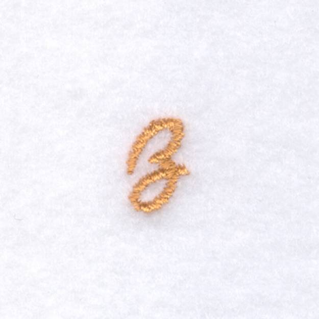 Picture of Rope Font "z" Lowercase Machine Embroidery Design