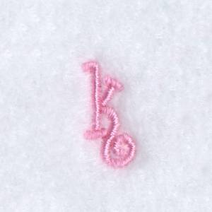 Picture of Angelica "k" Lowercase Machine Embroidery Design