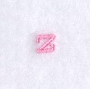 Picture of Angelica "z" Lowercase Machine Embroidery Design